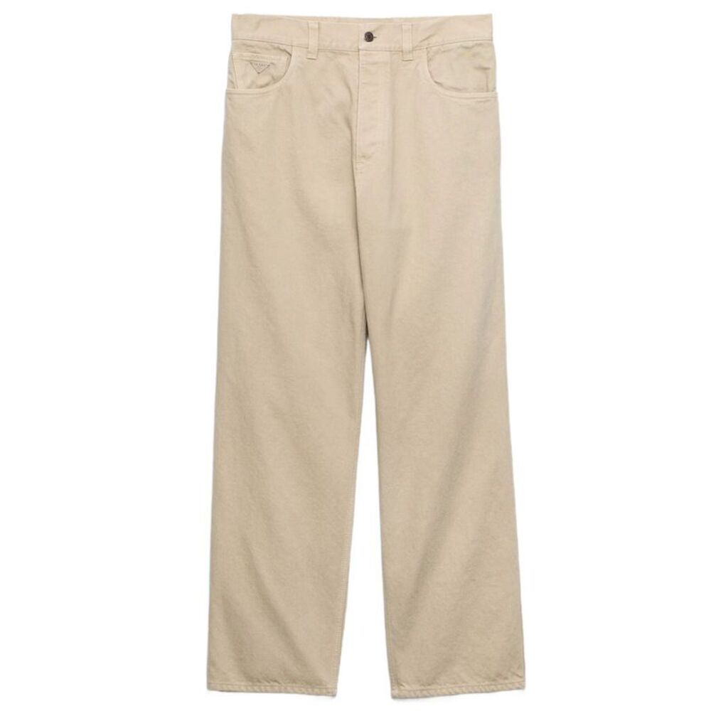 Prada Men Five-Pocket Old Denim Jeans